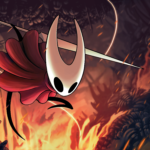 Hollow Knight: Silksong cover art showcasing main character Hornet.